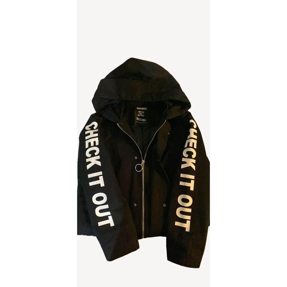 Reshake "Keep it real" Black Unique Trenchcoat